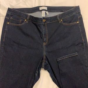 Lane Bryant plus size jeans mid rise skinny
